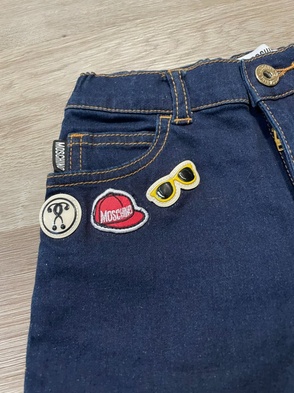 Denim Patches Shorts - Picture 7 of 12